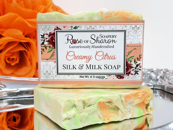 Creamy Citrus Silk & Milk Soap