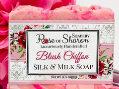 Blush Chiffon Silk & Milk Soap