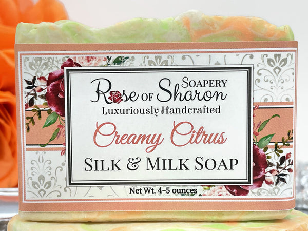Creamy Citrus Silk & Milk Soap