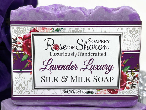 Lavender Luxury Silk & Milk Soap